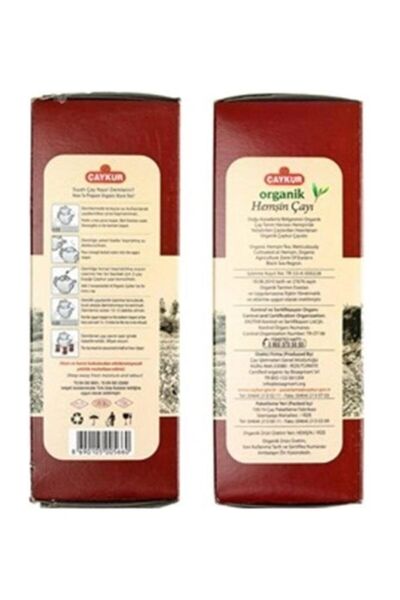 Çaykur Organik Çay Hemşin 4 X 400 gr