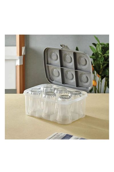 Hane216 6 Cup Capacity Picnic Tea Cup Carrying Apparatus Box