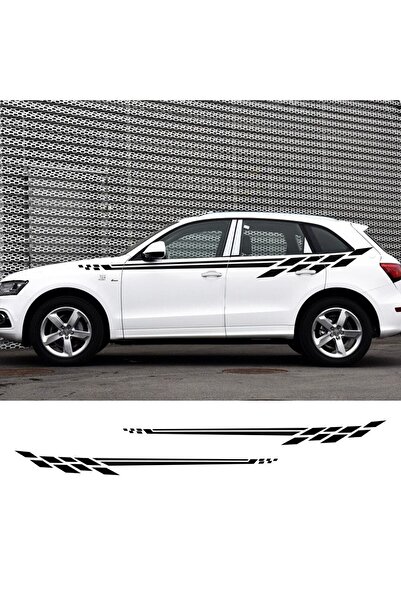 Vegatasarım Oto Araba Yan Kapı Sticker Çıkartma - Spring - Siyah