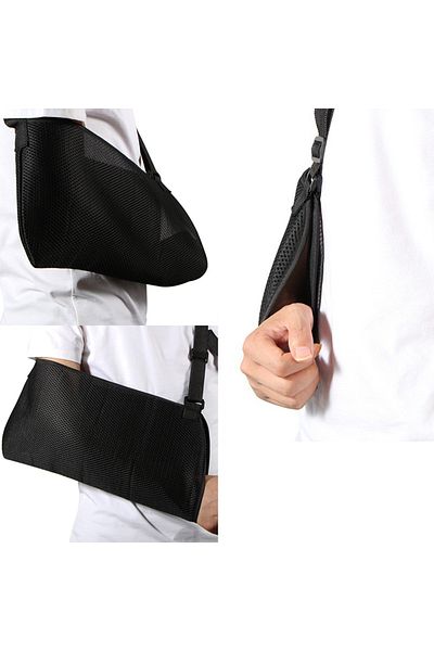 ARWEX Medical Arm Sling Broken Dislocation Stroke Mesh Arm Sling Luxury Arm Sling Arm Neck Sling