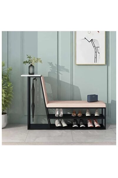 larissa design Metal bench ayakkabılık