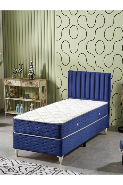 beehanem Ezgi Tek Kişilik 3Lü Set Yatak+Baza+Başlık