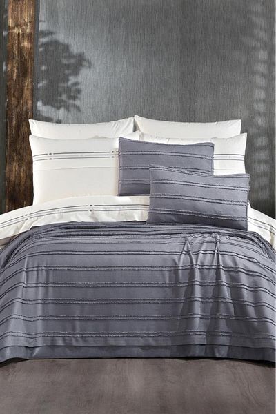 Çeyiz Diyarı Carla 9 Piece Gray Dowry Set - Land