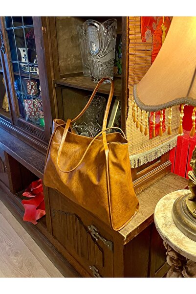 heybelprive Taba Özel Tasarım Omuz Çantası, Salaş Günlük Vintage Çanta