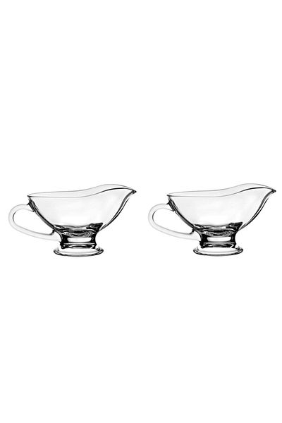 Paşabahçe 2 Pieces Desktop Sauce Bowl Vinegar Bowl with Handle P55012 Glass Sauce Bowl Pb-55012 55012 2