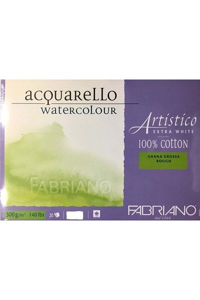 Fabriano Bloc de acuarelă Artistico Extra White 300g 31x41cm 20 coli