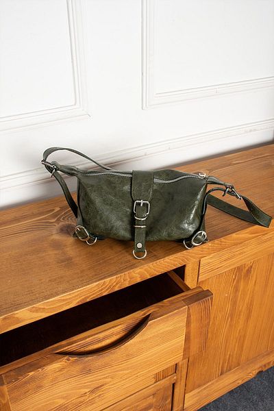HONEY BAG Geantă de umăr și de umăr pentru femei Ninda Model A Quality Khaki