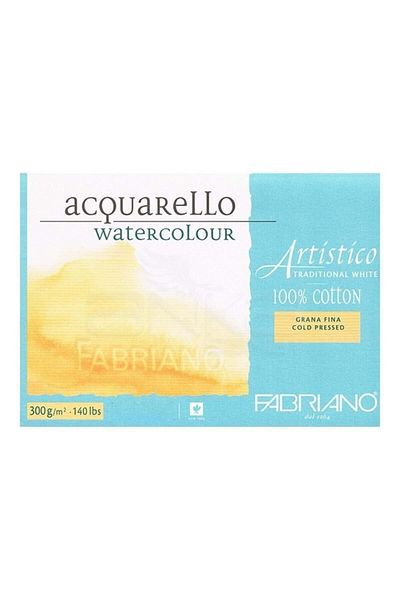 Fabriano Artistico أبيض تقليدي 300 جرام 31x41 سم 20 ورقة