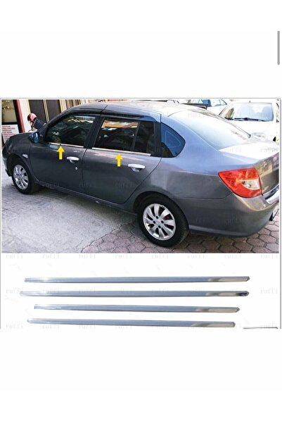 Kml34tuning55 Renault Clio Symbol Sedan Krom Cam Çıtası 2008-2012