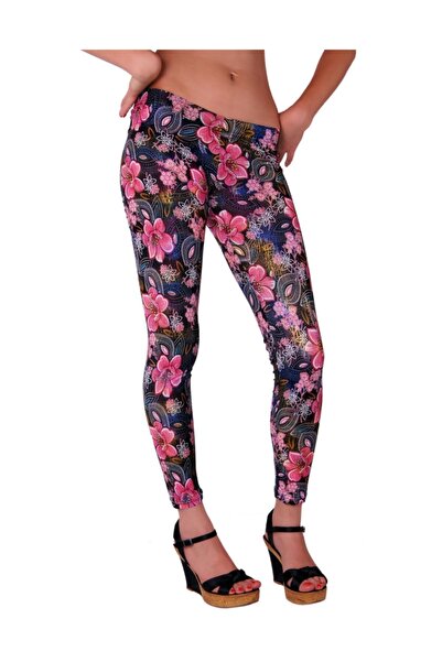 RedHotBest Lily-printed Tight - Çiçek Desenli Tayt