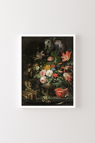 epiqart Λουλούδια - Λευκό Πλαίσιο