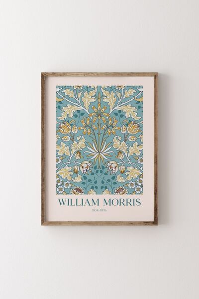 epiqart William Morris - Ahşap Desenli Çerçeve