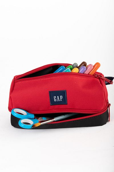 GAP Multi-Useful Pen Holder Bag with 2 Compartments for Children