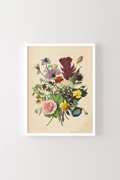 epiqart Λουλούδια - Λευκό Πλαίσιο