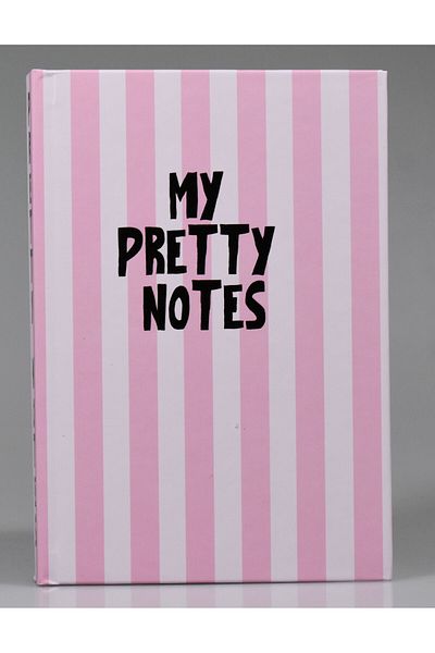 4nio Pink Lined Notebook with Thick Cover