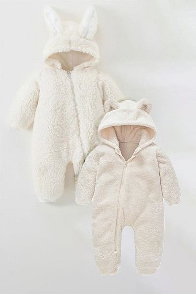 ipek atlas Plush Teddy Bear Rabbit Jumpsuit for Baby Boy Girl and Child