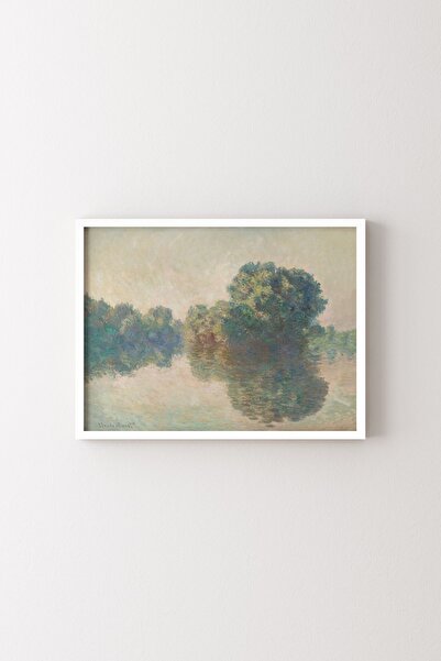 epiqart Râul Seine în Giveny - Cadru alb