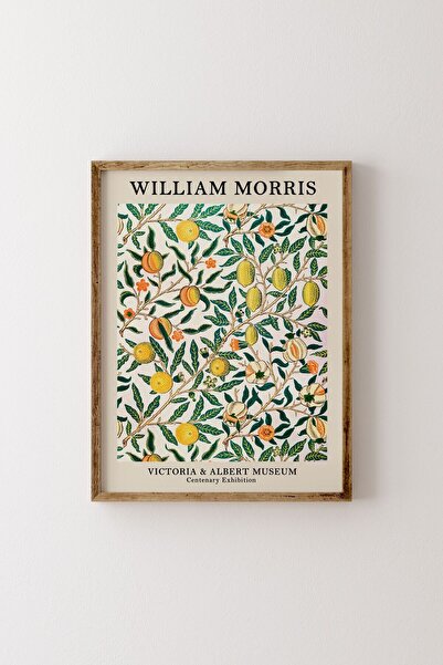 epiqart William Morris - Ahşap Desenli Çerçeve