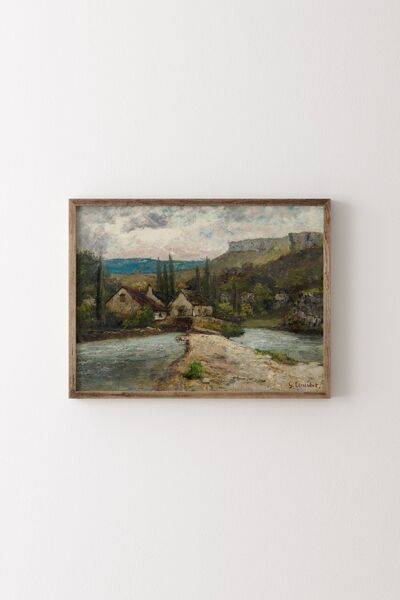 epiqart Sonogno - Cherubino Pata - Ahşap Desenli Çerçeve