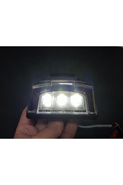 otopaspascım Krom Plaka Lambası 2 Adet - Ledli Krom Plaka Lambası 12-24 Volt ...