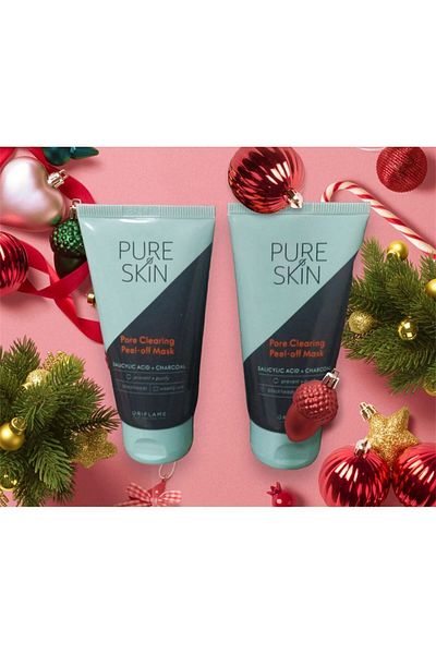 Oriflame Pure Skin Peel-Off Mask Against Pore Appearance Pack of 2