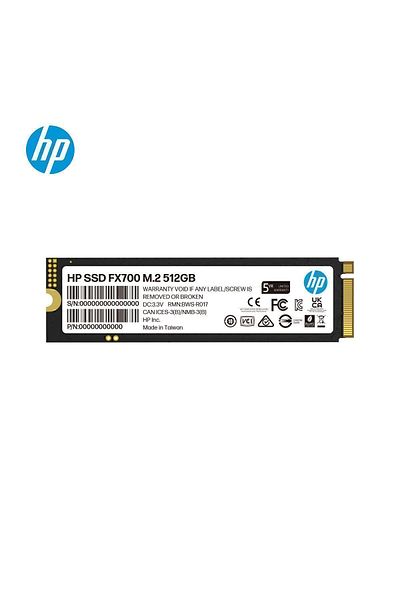 HP FX700 8U2N1AA 512GB PCI-e NVMe M.2 2280 SSD - 6300MB/s 3100MB/s