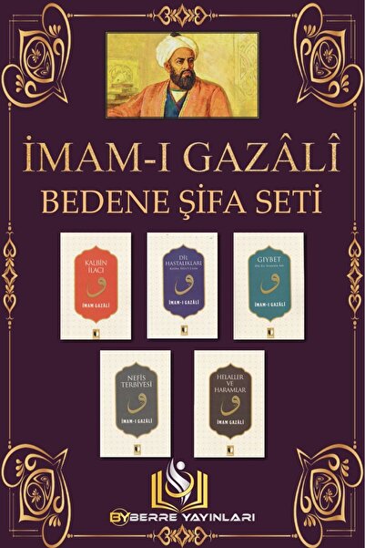 Ehil Yayınları İMAM- GAZALİ BEDENE ŞİFA SETİ 5 KİTAP-BERRE YAYINLARI