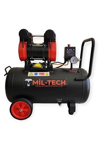 mil-tech Ultra 50 Lt 2 Hp Sessiz Yağsız Yüksek Hızlı Hava Kompresörü