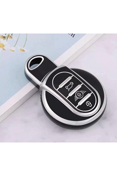 AYZ GARAGE Mini Cooper Tpu Malzeme Siyah Anahtar Kılıfı