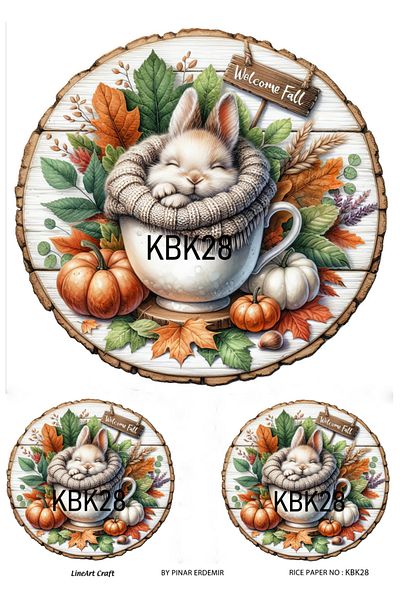 LİNEART Brass Patterned Lineart Decopage Paper - La-Kbk28