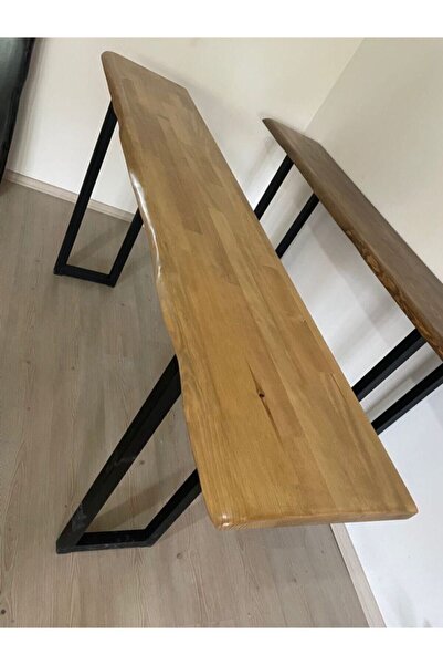MFG AHŞAP Ahşap Bar Masası 180x40x100 cm