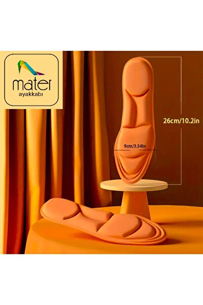 Mater Ayakkabı 5D Tabanlık Kadınlara Özel,Kesim çizgili Ayarlanabilir,Dayanık...