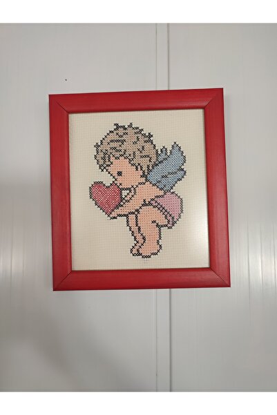 Çerçevecim إطار حائط منقوش وإطار صور لتزيين المنزل - مطرز