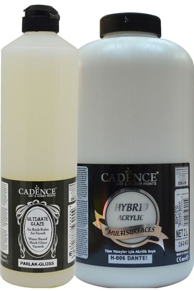 Cadence Multisurfaces Dantel 2lt+ultimate Parlak Vernik 750 Ml Set