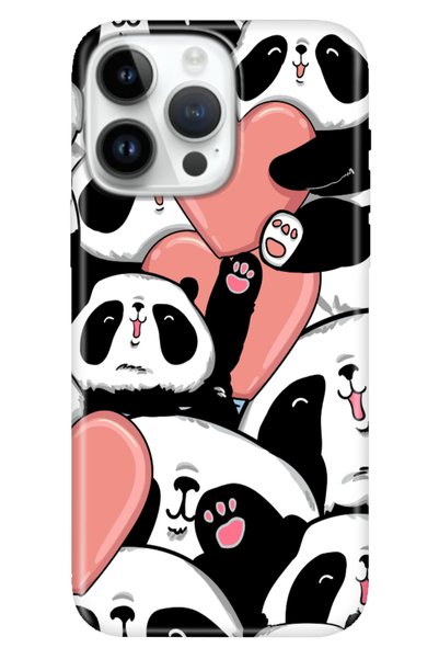 Cekuonline Case for iPhone 16 Pro Case Phone Case 16 Pro Printed Cute Panda