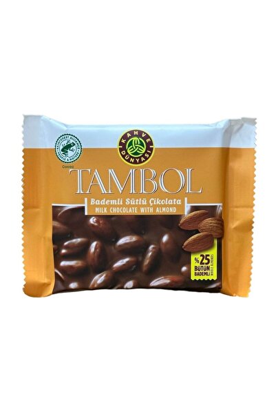 Ferrero KAHVE DÜNYASI TAMBOL BÜTÜN BADEMLİ SÜTLÜ ÇİKOLATA 77 GR *10'LU