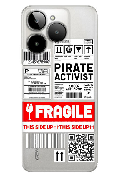 General Mobile ERA 30 Kılıf Telefon Kılıfı ERA30 Baskılı Fragile