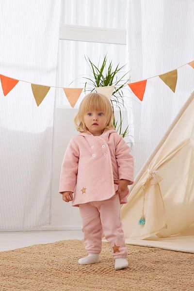 Miny Center Baby Girl Jacket Pink