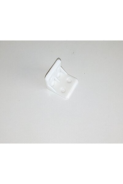 Genel Markalar 10 Adet Plastik L Köşe Bağlantı Beyaz, 25x25 Mm, Kalınlık 3 Mm