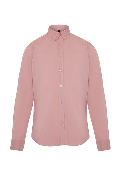Trendyol Collection Slim Fit Dried Rose Epaulet Shirt - TMNSS24GO00046