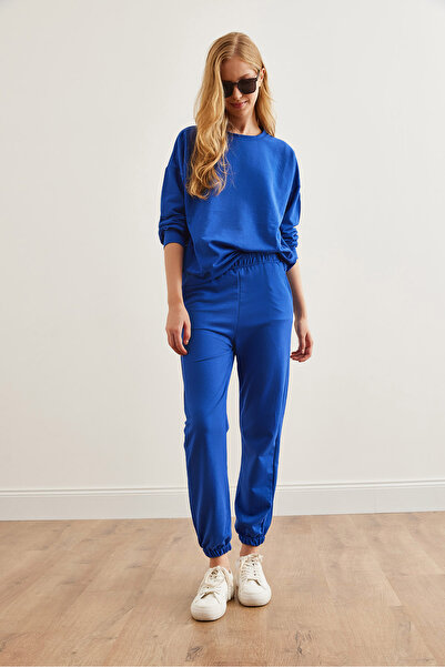 Olalook Saks kék női tréningruha szett - ETKM- 0000069