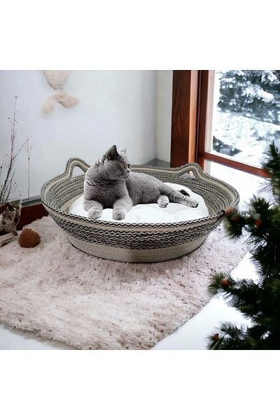 Nursoft 40 cm Wide Fiber Cat Bed