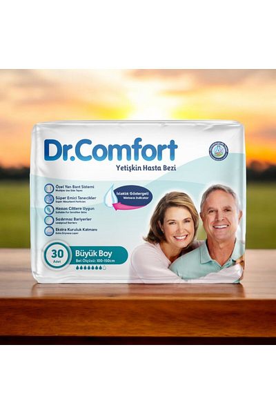 Dr.Comfort Dr Comfort - 30 Pack Patient Diapers Large