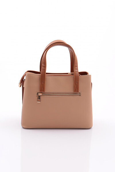 DGN Women's Zipper Bag Nude Tan 6583434