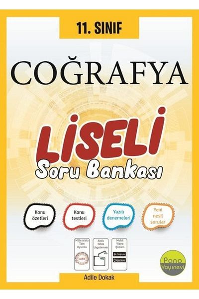 Delta Kültür Yayınevi Delta Culture Publish House 11. Grade Geography Secondary School Question Bank