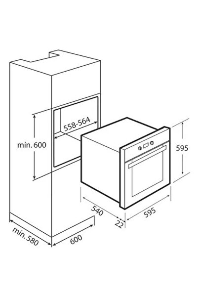 Teka Hak 625 Wh Multifonksiyonel Fırın