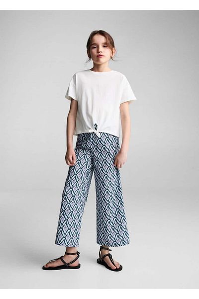 MANGO Kids Tricou Alb Pentru Copii