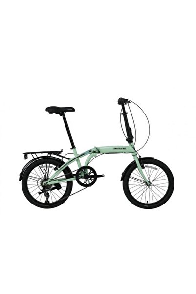 Bisan Twın-s Katlanır Bisiklet 28cm V 20 Jant 6 Vites Mint Yeşil Siyah