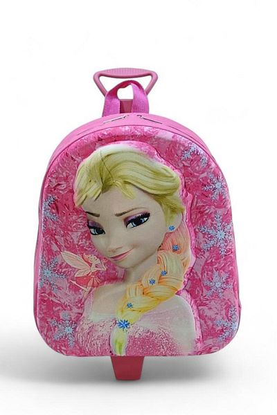 Baginn Rucsac pentru fete cu imprimeu ricșă pentru grădiniță în relief 3D - Queen of Snow