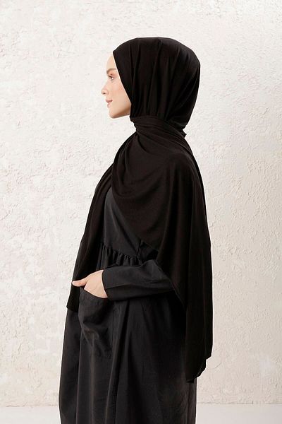 Tachnisa Women's Black Combed Shawl